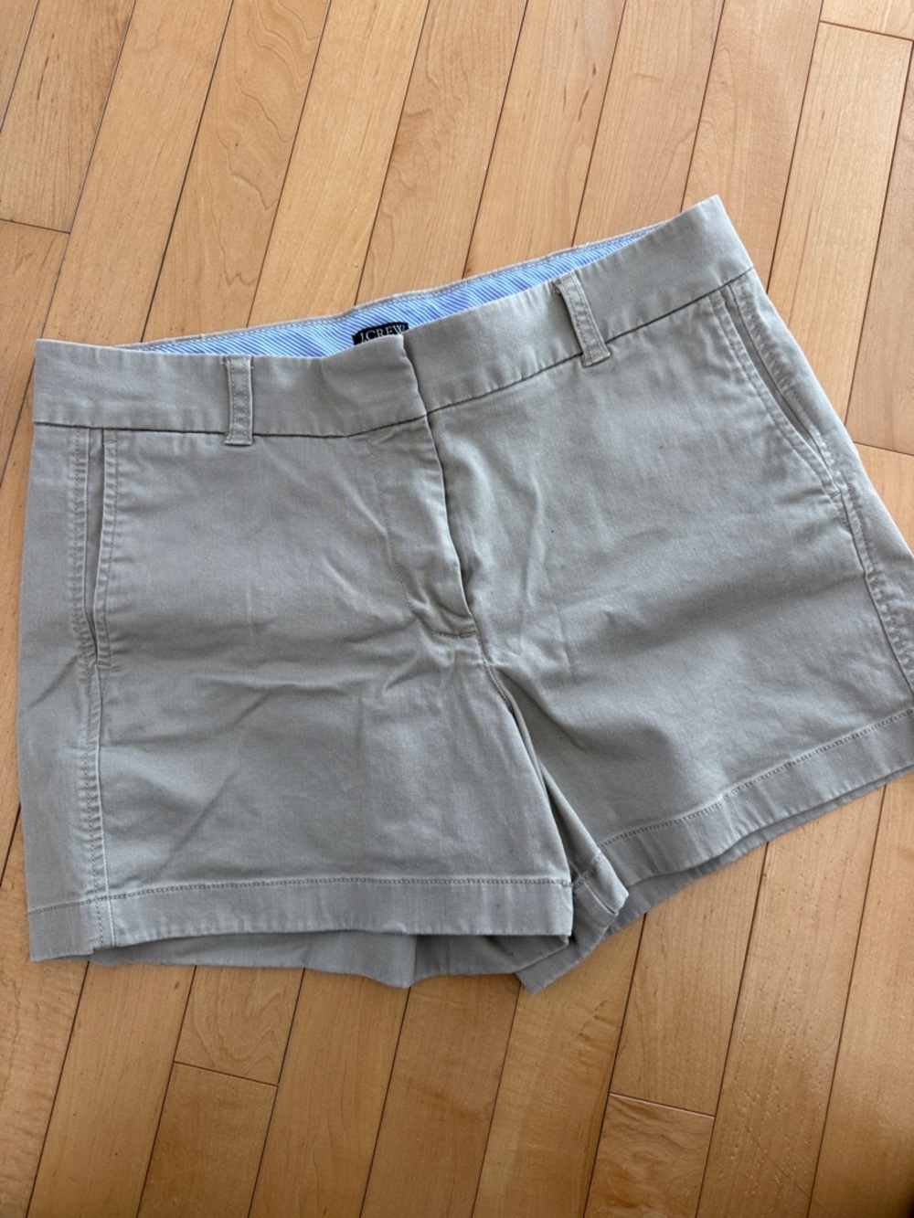 J. Crew Women's Light Khaki Chino Bermuda Shorts